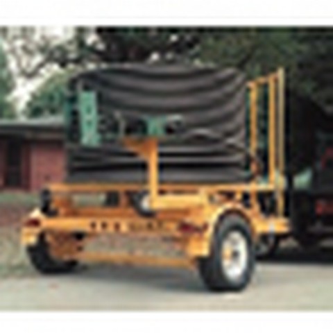 LineTamer with Coiled Pipe Trailer - Productivity Tools